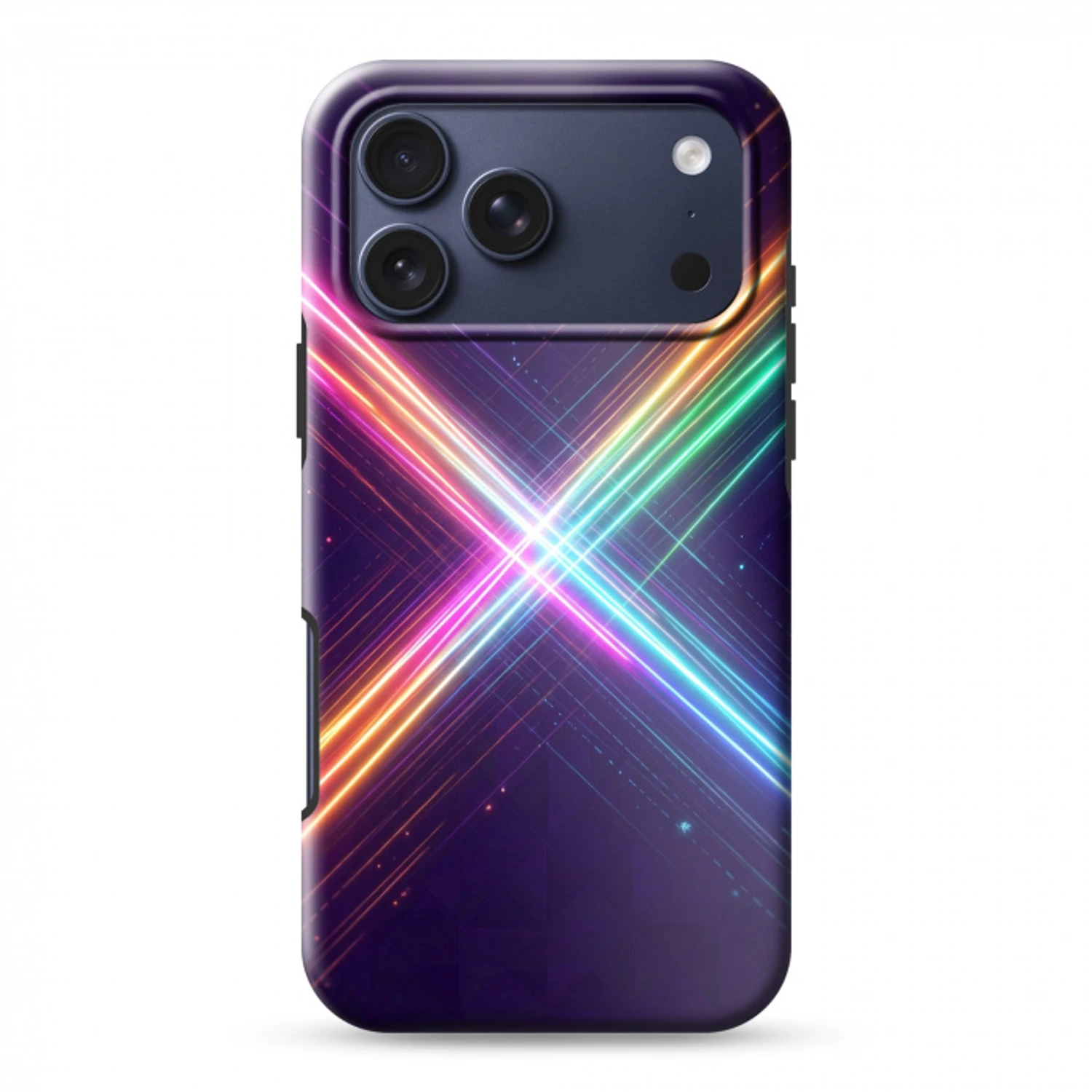 Kruisen - Lasterstralen - Neon Toughcase MagSafe Apple iPhone 17 Pro Max klein -3d