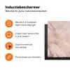 Marmer - Roze - Luxe - Marmerlook - Glitter - Design Inductie beschermer vinyl 3mm klein -zzzzzzz-td-ups