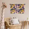 Zomer - Vlinder - Roze - Geel Wandkleed katoen klein 269 -wsfeer5_kind