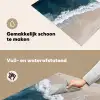 Strand - Zee - Golven Inductie beschemer met haakjes klein -ky-schoon-nl