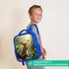 Kasper konijn Kinderrugzak - Blauw middel -sfeer3_NL