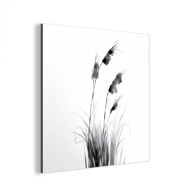 Minimalistisch - Stelen - Wit aluminium wit klein -3d