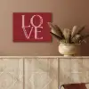 Love - Rood - Hatjes PET vilt klein -sfeer4