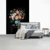 Roze - Bloemen - Vaas - Kleuren fotobehang vinyl groot -slaapkamer