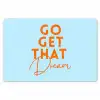 Blauw - Oranje - Tekst Placemat vinyl groot -zzsfeer1_Kitchenyeah-website