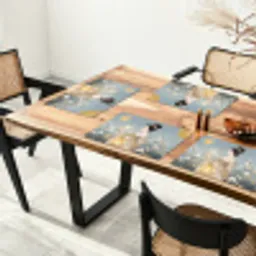 Aziatisch - Vrouw - Kimono Placemat vinyl groot -zzsfeer4_Kitchenyeah-website