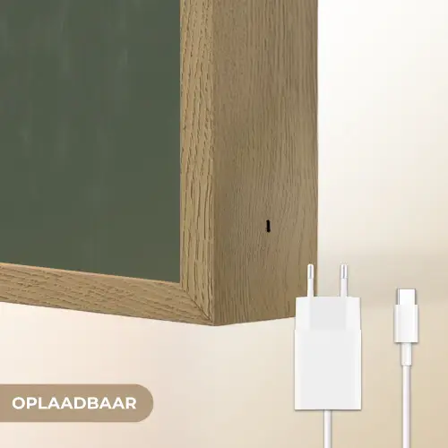 Tulpen - Roze - Tekst - Love Light Box met batterij (Wandlamp) middel -USP_websiteoplaadbaarNL