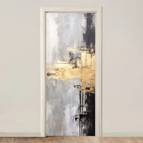 Goud - Luxe - Acryl - Kunst deurposter klein -3d_beige