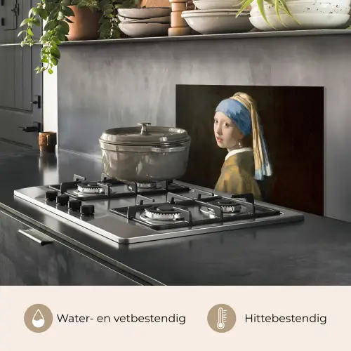 Meisje met de parel - Schilderij - Oude meesters - Vermeer keuken achterwand spatscherm klein -usp_NL