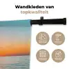 Zee - Zeilboot - Zonsondergang Wandkleed katoen klein -sfeer2