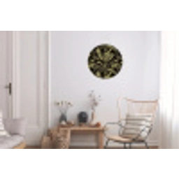 Botanisch - Bladeren - Groen Wandcirkel aluminium klein 190 -woonkamer