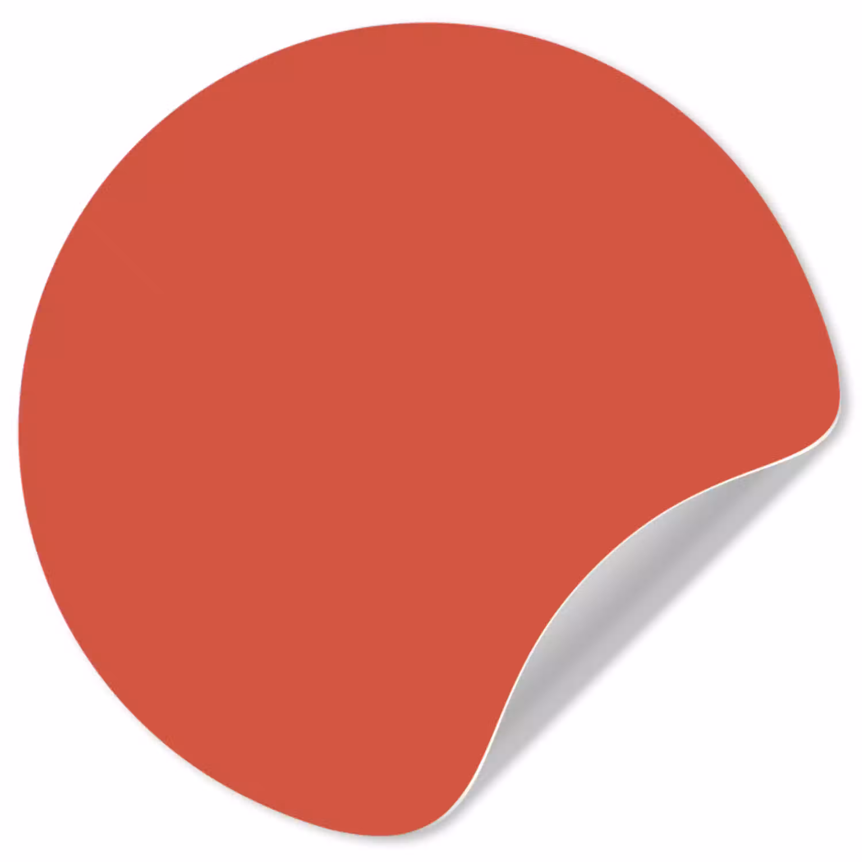 Brick - Red - Rood Wandcirkel behangsticker klein 186 -3d