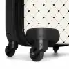 Valentijn hartjes ruit patroon stippen NBS - Handbagage koffer - Kinderen Unisex middel -wiel