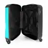 Monstertruck op Lichtblauwe Achtergrond NBS - Handbagage koffer - Kinderen Unisex middel -binnenkant