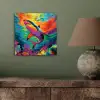 Haai - Koraalrif - Abstract - Kleurrijk aluminium wit klein -sfeer2