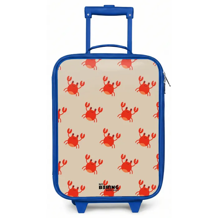 Krabbenkwestie Kinderkoffer - Blauw klein -zz3dotto