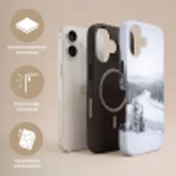 Rivier - Bevroren - Landschap - Winter Toughcase MagSafe Apple iPhone 17 klein -USP_Lagen_NL