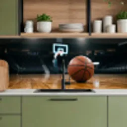 Basketbal - Arena - Sport keuken achterwand 2 middel -sfeer3
