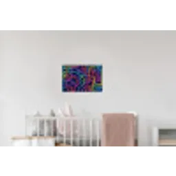 Retro - Abstract - Neon Muursticker klein -kinderkamer
