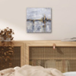 Abstract - Structuur - Goud - Grijs - Modern aluminium wit klein -sfeer3