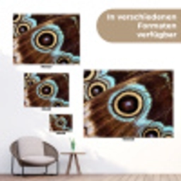 Vleugels - Vlinder - Blauw tuinposter los doek klein -Xsfeer9_DE