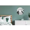 Loopbrug - Hout - Strand - Zee Wandcirkel aluminium klein -slaapkamer