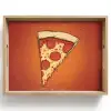 Pizza - Kaas - Rood - Pepperoni Dienblad Rechthoek middel -z3d_shopping