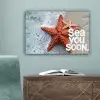 Sea you soon - Zeester - Zee canvas 2cm klein -sfeer4