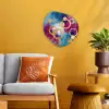 Cirkels - Goud - Abstract Wandcirkel Organisch Forex 3mm klein -sfeer4