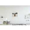 Schotse Hooglander - Landschap - Sneeuw - Bergen - Winter textielposter latten blank klein -kinderkamer