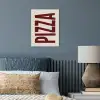 Pizza - Vintage - Decoratie - Japandi poster papier klein -sfeer2
