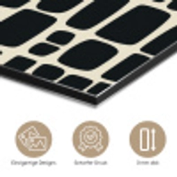 Modern - Organisch - Zwart aluminium wit klein 46 -closeup_DE