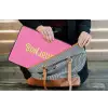 Roze - Groene Bonjour - art-deco laptophoes neopreen klein -tas