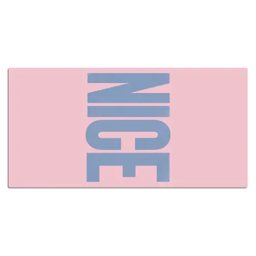 Nice - Paars - Roze Muismat XXL klein -3d_leeg