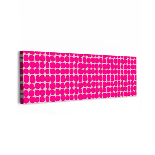 Stippen - Patroon - Roze canvas 2cm klein 828 -z3d