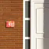 Oranje bloemenmix - Traditioneel Naambord Rechthoek middel -sfeer3-rechthoek-S