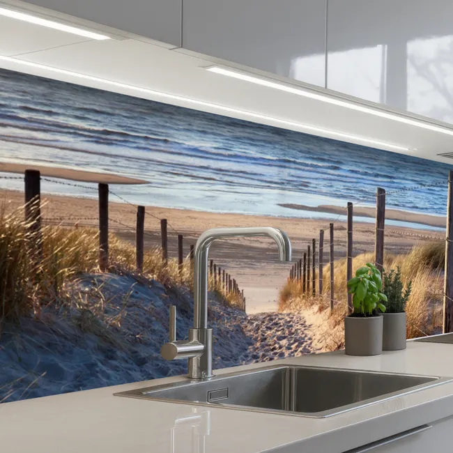 Kitchen splashback - Sand - Beach - Dune - Sea - Summer