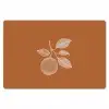 Sinaasappel - Getekend - Bladeren - Bruin Placemat vinyl groot -zzsfeer1_Kitchenyeah-website