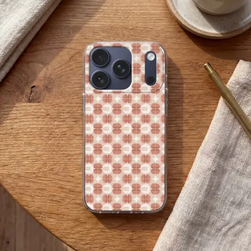 Retro - Klassiek - Roze Telefoonhoesje iPhone 17 Pro klein 878 -sfeer1