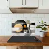 Abstract - Goud - Zilver - Vormen - Aesthetic - Modern keuken achterwand spatscherm klein -sfeer2