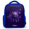 Kosmisch tentakelmonster Kinderrugzak - Blauw middel -3d