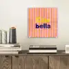 Verticaal - Strepen - Oranje - Ciao bella plexiglas 5mm klein -sfeer1