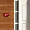 Rode bloemen - Traditioneel Naambord Rechthoek middel -sfeer3-rechthoek-S
