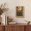Wijngaard - Druiven - Zonsondergang Light Box met kabel (Tafellamp) klein -sfeer2