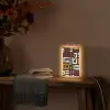 Abstract - Patroon - Rood Light Box met kabel (Tafellamp) klein -sfeer4
