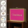Toedeloe - Groen - Roze Light Box met batterij (Wandlamp) middel -USP_websiteoverzichtNL