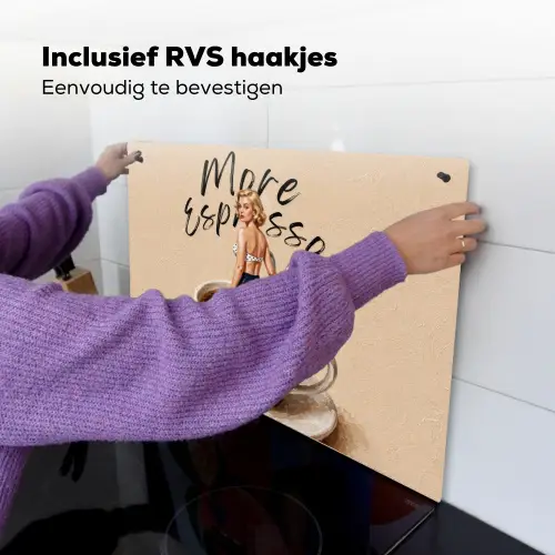 More espresso - Koffie - Eend Inductie beschemer met haakjes klein -ky-ophangen-nl