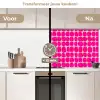 Stippen - Patroon - Roze keuken achterwand 2 middel 871 -voor-na2_NL