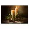 Kaarslicht - Kerst - Veelkleurig Placemat vinyl groot -zzsfeer1_Kitchenyeah-website