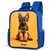 Hein herder Kinderrugzak - Blauw middel -schuin